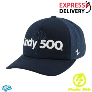Indianapolis Motor Speedway Store Merch Indy 500 Puff Print Zephyr Hat