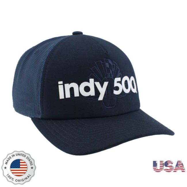 Indianapolis Motor Speedway Store Merch Indy 500 Puff Print Zephyr Hat 3 Indianapolis Motor Speedway Store Merch Indy 500 Puff Print Zephyr Hat