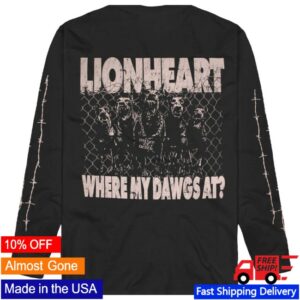 Impericon Store Merch Lionheart Where My Dawgs At Longsleeve