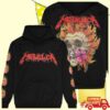 Impericon Store Merch Metallica Flower Skull Backprint Hoodie