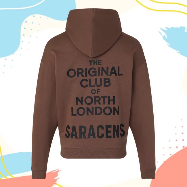 Saracens Merch Store Adult 25 26 The Original Club Oth Relaxed Hood Mocha 4 Saracens Merch Store Adult 25 26 The Original Club Oth Relaxed Hood Mocha