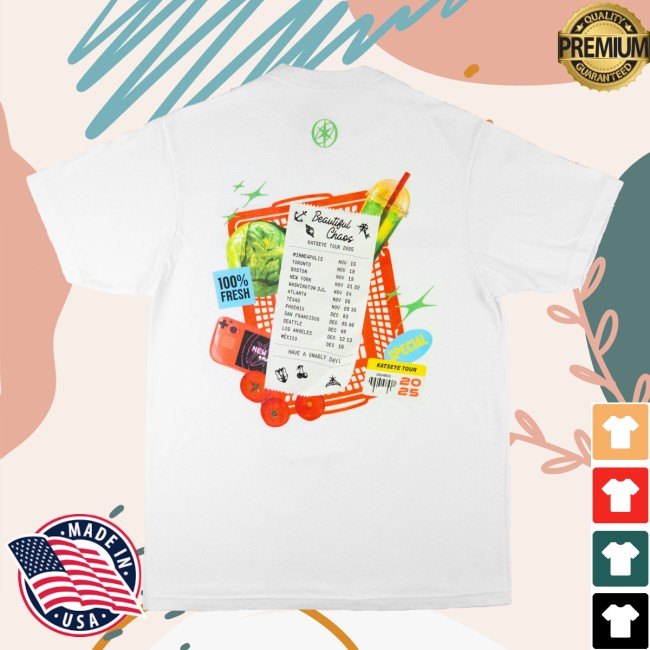 Katseye Store Merch Beautiful Chaos Routing T-Shirt White 5 Katseye Store Merch Beautiful Chaos Routing T-Shirt (White)