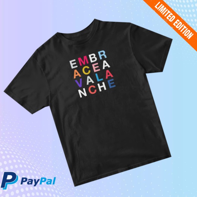 Townsend Music Store Merch Embrace Avalanche T-Shirt 3 Townsend Music Store Merch Embrace Avalanche T-Shirt