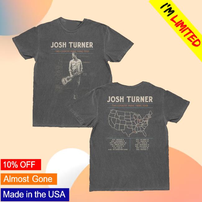 Josh Turner Shop Merch Store 2026 Tour Tour Tee 3 Josh Turner Shop Merch Store 2026 Tour Tour Tee