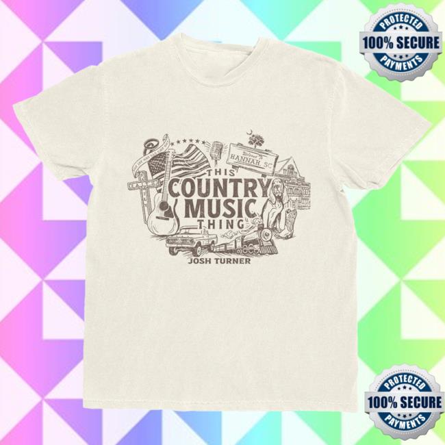 Josh Turner Merch Store This Country Music Thing Ivory Tee 2 Josh Turner Merch Store This Country Music Thing Ivory Tee