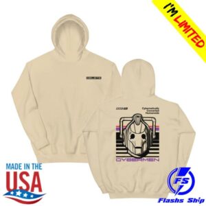 Bbc Shop Merch Store Doctor Who Adults Hoodie Cybermen