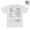 Hayley Williams Merch Store Credits White Tee