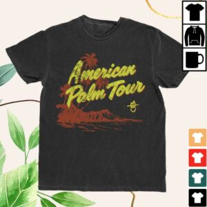 Niko Moon Merch Store 2026 American Palm Dateback Spring Tour Tee
