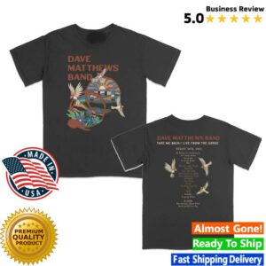 Dave Matthews Band Shop Merch Store Take Me Back Live From The Gorge Tee