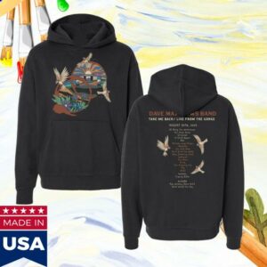 Dave Matthews Band Shop Merch Store Take Me Back Live From The Gorge Hoodie