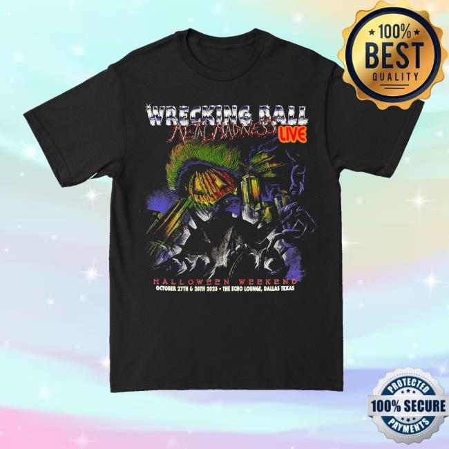Frozen Soul Merch Store Shop Wrecking Ball Halloween Live Color Tee