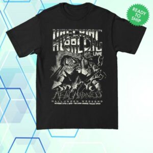 Frozen Soul Merch Store Shop Wrecking Ball Halloween Live Bw Tee