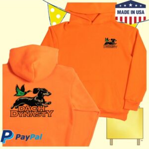 Bean Goods Store Merch Dach Dynasty Unisex Hoodie Hunter Orange