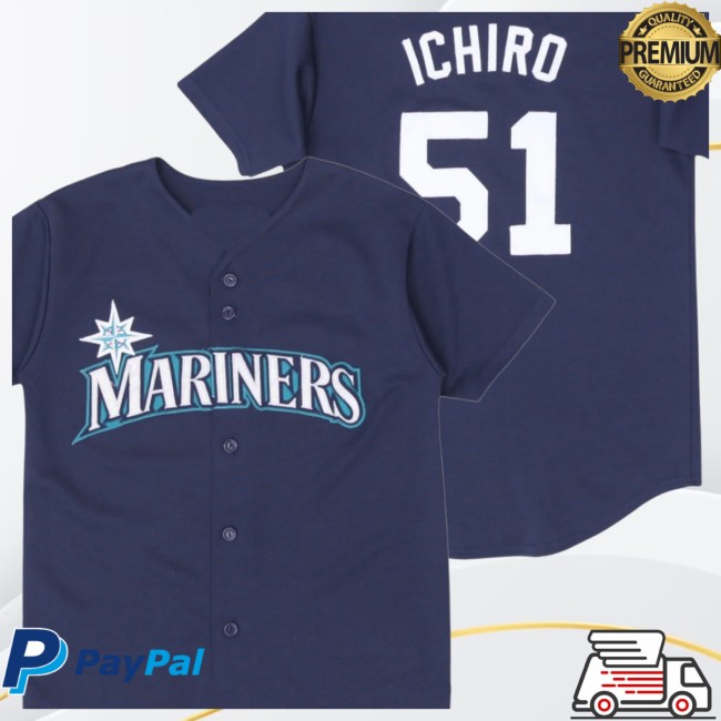 Fashionrerun Store Merch Vintage Youth Boys Majestic Seattle Mariners Navy Blue Ichiro Baseball Jersey 4 Fashionrerun Store Merch Vintage Youth Boys Majestic Seattle Mariners Navy Blue Ichiro Baseball Jersey