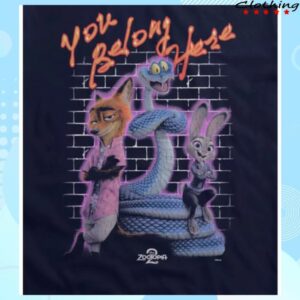 Hottopic Shop Merch Disney Zootopia 2 You Belong Here T-Shirt