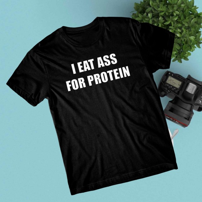 Danny Duncan Store Merch I Eat Ass For Protein Black Tee 5 Danny Duncan Store Merch I Eat Ass For Protein Black Tee