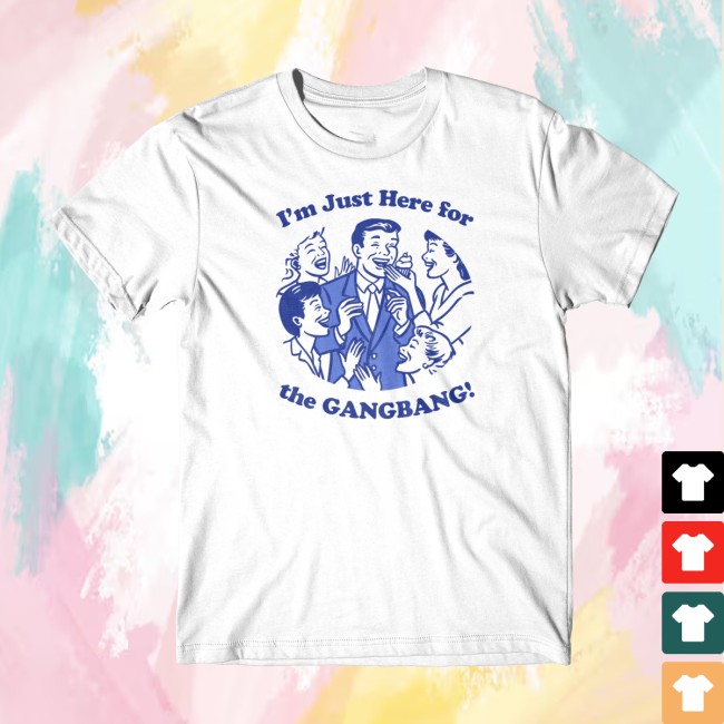 Danny Duncan Store Merch Here For The Gangbang White Tee 2 Danny Duncan Store Merch Here For The Gangbang White Tee