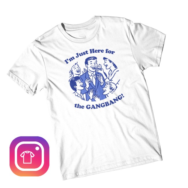 Danny Duncan Store Merch Here For The Gangbang White Tee 3 Danny Duncan Store Merch Here For The Gangbang White Tee