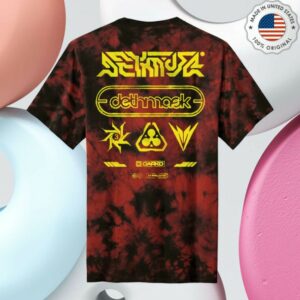 Darko Band Store Merch Dm3 Red Tie Dye Tee