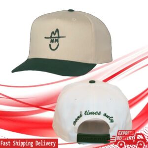 Niko Moon Shop Merch Store Green Natural Happy Cowboy Good Times Only Back Hat