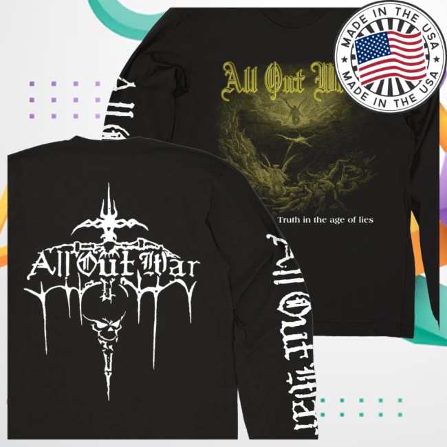 Evil Greed Store Merch All Out War Truth In The Age Of Lies Long Sleeve 4 Evil Greed Store Merch All Out War Truth In The Age Of Lies Long Sleeve