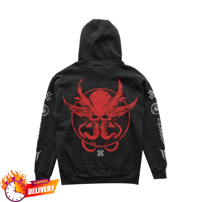 Dyenamik Store Merch Baldur's Gate 3 Black Hoodie 4 Dyenamik Store Merch Baldur's Gate 3 Black Hoodie