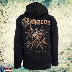 Sabaton Store Merch Legends Zip Hoodie