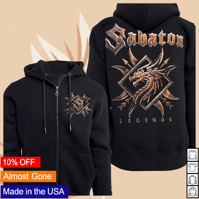 Sabaton Store Merch Legends Zip Hoodie 4 Sabaton Store Merch Legends Zip Hoodie