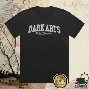 Dark Arts Coffee Store Merch World Champion T-Shirt Black