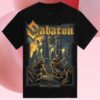 Sabaton Store Merch Flags Of Europe 2025 Tour T-Shirt