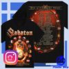 Sabaton Store Merch Flags Of Europe 2025 Tour T-Shirt