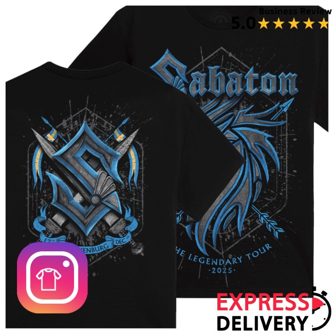 Sabaton Store Merch Gothenburg Exclusive Eu Tour 2025 T-Shirt 5 Sabaton Store Merch Gothenburg Exclusive Eu Tour 2025 T-Shirt