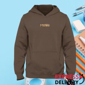Monke Store Merch Monke Text Hoodie