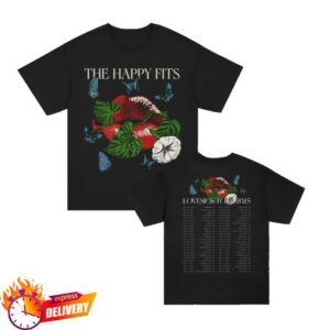 The Happy Fits Merch Store Shop Lips Tour T-Shirt