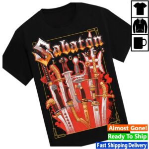 Sabaton Store Merch The Legendary Swords T-Shirt