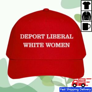 Theofficertatum Store Merch Deport Liberal White Women 5 Panel Hat