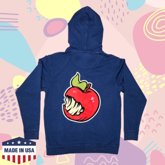 Angry Orchard Store Merch Prussion Blue Apple Hoodie 5 Angry Orchard Store Merch Prussion Blue Apple Hoodie Pullover