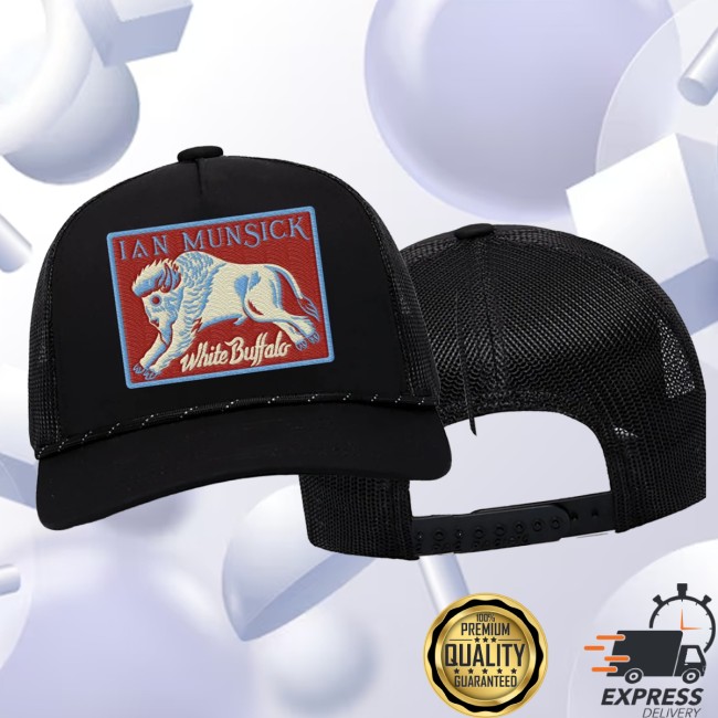 Ian Munsick Store Merch White Buffalo Black Trucker Hat 3 Ian Munsick Store Merch White Buffalo Black Trucker Hat
