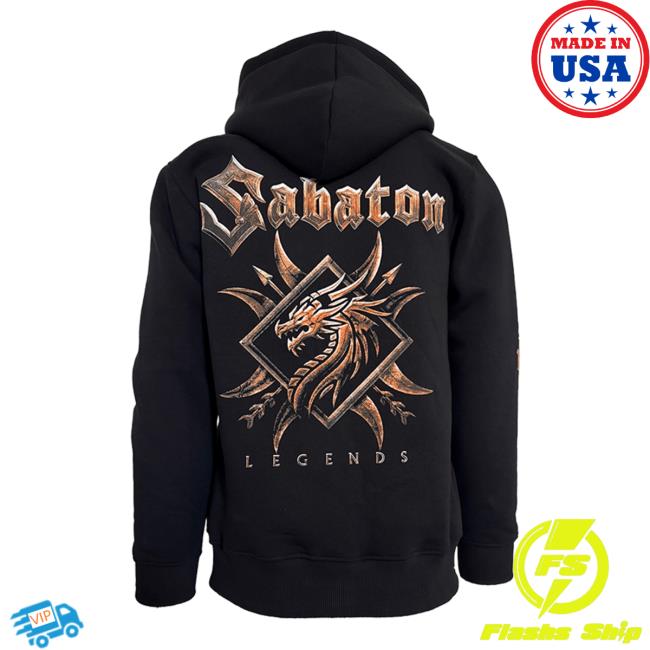 Sabaton Merch Store Legends Premium Zip Hoodie 4 Sabaton Merch Store Legends Premium Zip Hoodie