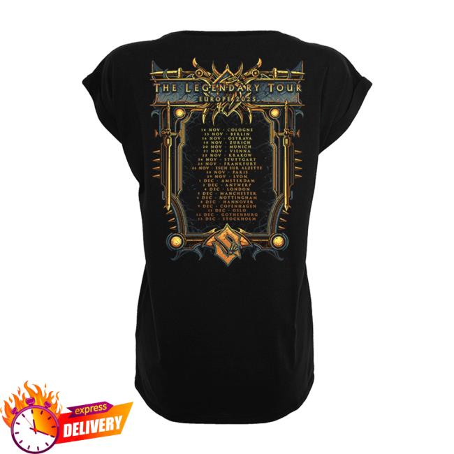 Sabaton Merch Store The Legendary Tour 2025 T-Shirt Women 4 Sabaton Merch Store The Legendary Tour 2025 T-Shirt Women