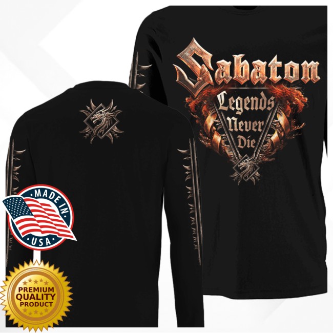 Sabaton Store Merch Legends Never Die Long Sleeve 5 Sabaton Store Merch Legends Never Die Long Sleeve