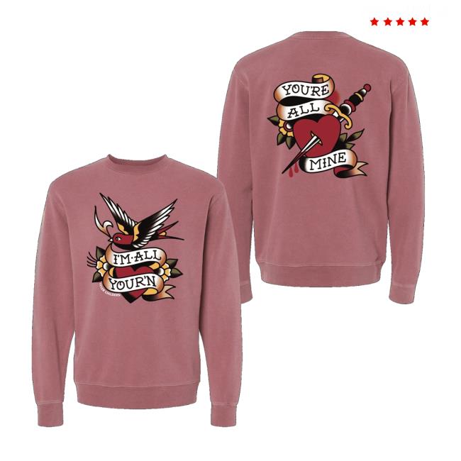 Tyler Childers Merch Store Shop I'm All Your'n Crewneck 2 Tyler Childers Merch Store Shop I'm All Your'n Crewneck