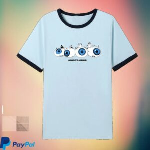 Midnight Til Morning Shop Merch Store Midnight Til Morning Navy Eyes Ringer Tee