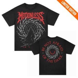 Motionless In White Store Merch Be Not Afraid T-Shirt Black