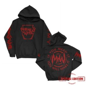 Motionless In White Store Merch Keystone Pullover Hoodie Black