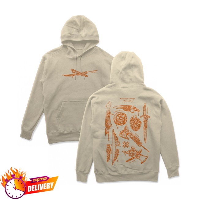 Dynamic Store Merch Monster Hunter Weapons Hoodie 5 Dynamic Store Merch Monster Hunter - Weapons Hoodie