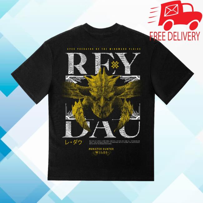 Dyenamik Merch Store Monster Hunter Rey Dau Tee 4 Dyenamik Merch Store Monster Hunter Rey Dau Tee