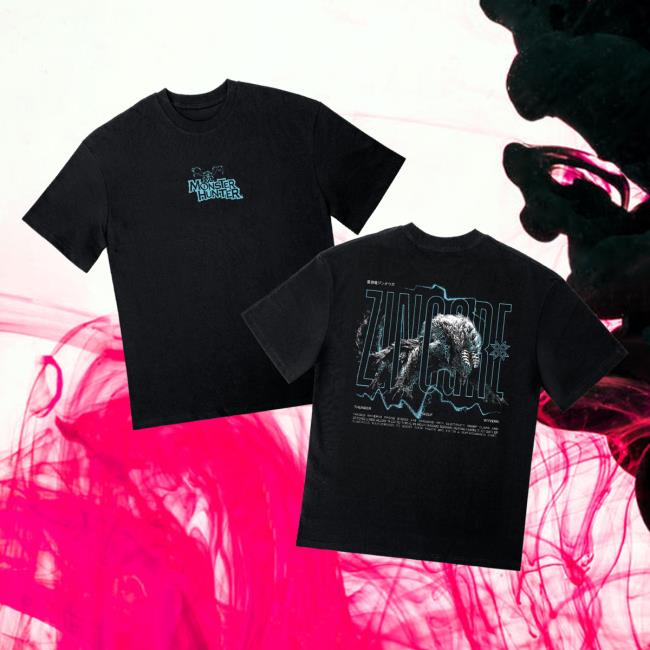 Dyenamik Merch Store Monster Hunter Zinogre Tee 5 Dyenamik Merch Store Monster Hunter Zinogre Tee