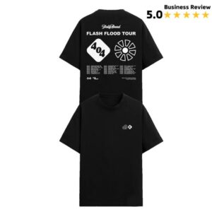 Daily Bread Merch Store Shop Flash Flood 404 Tee Black