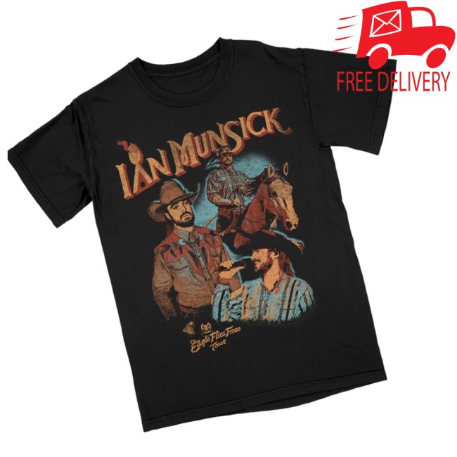 Ian Munsick Store Merch Photo Collage T-Shirt 3 Ian Munsick Store Merch Photo Collage T-Shirt